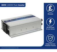 Streetwize 800W Main Car Camping Power Inverter 230V Ac - 12V Dc With Usb Port