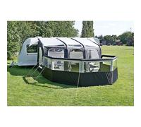 Streetwize Airbreak 8000 Single Inflation Point Wind Break Black