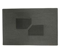 Streetwize AS1 Single Rectangular Rubber Mats 50cm x 35cm | Car Mats, Front & Rear Foot Wells, Garage, Home Use, Easy to Clean