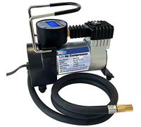 Streetwize - Automatic Cut Off Mistral Metal Air Compressor - 12V - Tyre Inflator, Analogue Pressure Gauge (SWAC18)