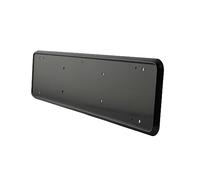 Streetwize - Black Plastic - Number Plate Surround - Shock Absorbing - Ideal For: Cars, Vans, 4x4's and Lorries
