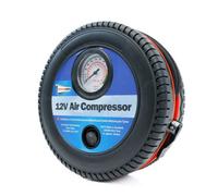 Streetwize Car Vehicle 250Psi 12V Tyre Shape Analogue Air Compressor With Auto Shut-Off