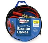 Streetwize Car Vehicle 3M 600 Amp Battery Booster Cable Jump Start Leads
