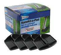 Streetwize Caravan Corner Steady Jack Pads Konekt-a-Pad LWACC5 - Heavy Duty Polypropylene Pack of 4