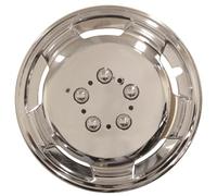Streetwize - Chrome Deep Dish Wheel Cover Set of 4-16'' Hubcap, ABS/PP Decorative Wheel Trim | Automotive Exterior Car Accessories