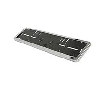 ABS Chrome Look Number Plate Surround Streetwize Stylish Simple Fit Back Plate