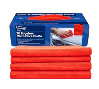 Streetwize - Multi-Purpose Microfibre Cloths - 30 Pack - Ideal For: Cleaning Mirrors & Glass, Polishing, Buffering, Ultra-Absorbent