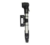 Streetwize - Dual Headed With Lock, Mini Bicycle Pump | Presta Valve | Schrader Valve Pump | With Mounting Bracket | 70psi | Non Slip Grip Handle (SWCA12)