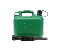 Streetwize Durable Plastic Jerry Fuel Oil Petrol Can Container & Funnel - Green