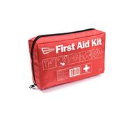 Streetwize - Emergency Travel First Aid Kit - UKCA, EC-Approved, Supplied in Red Storage Bag for Home, Workplace, Office, Car, Caravan and Motorhomes (FAK4)