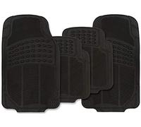 Streetwize - Explorer 4 Piece Heavy Duty Rubber Car Mat Set Black
