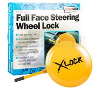 Streetwize Full Face Steering Wheel Lock Car Security Cover Keys Van