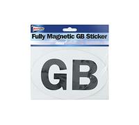 Streetwize - Fully Magnetic and Reflective GB Sticker - Extra Thick - UK Registry, EU Compliant, Waterproof, Driving Abroad