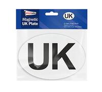 Streetwize - Fully Magnetic UK Car, Non-Scratch Europe Complaint UK Decal - Vehicle UK Plate Easy Stick (SWUK)