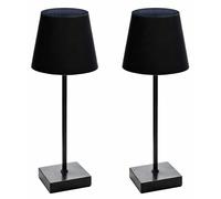 Streetwize Garden Black Solar Table Lamp - Pack of 2