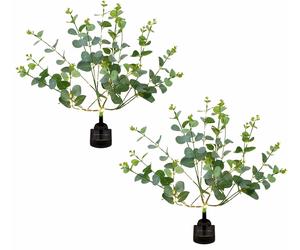 Streetwize Garden Eucalyptus Tree Solar Lights - Pack of 2