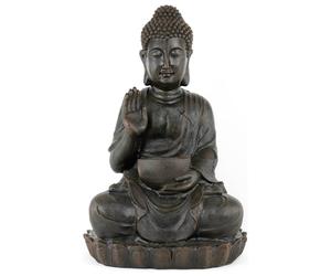 Streetwize Garden Meditating Buddha Solar Water Feature