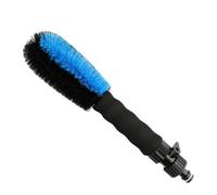 Streetwize - Hard Bristle Flow Thru Alloy Wheel Brush | Non-Slip Soft Handle | Car Wash Brush Attachment, Blaster Brush Attachement | Hose Pipe Brush, ON/OFF Switch SWCWB12