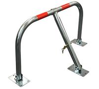 Streetwize Hardened A3 Steel Folding Parking Barrier, 80cm Width, 3 Pad Lock Keys (Bolts Included)