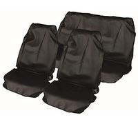 Streetwize HDWS Black Heavy Duty Waterproof Black- [2 Front/1 Rear] Full Set "Nylon" Seat Protectors- In Zip Bag