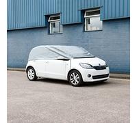 Streetwize - Heavy Duty Water Resistant Breathable Light Grey Car Top Cover, With Storage Bag - Windscreen and Window Protector, Frost, Rain, Snow, Dirt and Dust (321cm x 278cm x 118cm x 54cm)