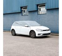 Streetwize - Heavy Duty Water Resistant Breathable Light Grey Car Top Cover, With Storage Bag - Windscreen and Window Protector, Frost, Rain, Snow, Dirt and Dust (399cm x 362cm x 124cm x 57cm)