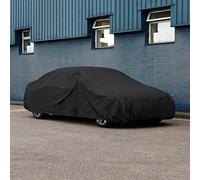 Streetwize - Heavy Duty Water Resistant Fully Breathable Car Covers, Black - UV Protection Paint Protection Auto Cover - Elasticated with Storage Bag (Extra Large)