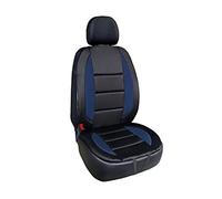 Streetwize - Maryland Padded Front Car Seat Cushion - Black and Blue - Non Slip, Car Seat Protector, Universal For All Cars (SWSC88)
