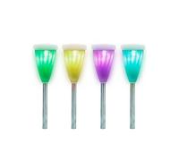 Streetwize Pack of 4 Multi-Function Colour Changing Stake Lights