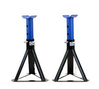 Streetwize - Pair of 2 Tonne Heavy Duty Steel Fixed Base Axel Stands - Adjustable Range of: 240mm to 360mm, Perfect For Raising Vehicles.