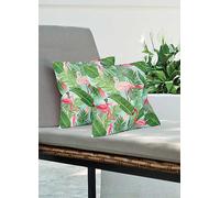 Streetwize Pair of Flamingo Leaf Cushions