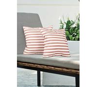 Streetwize Pair of Stripe Cushions Red