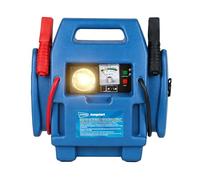 Streetwize Portable Power Pack & Emergency Jump Starter with Air Compressor, LED Work Light and Booster Cables | Reliable Car Battery Starter for Petrol & Diesel Vehicles