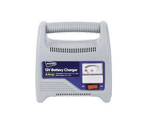 Streetwize Quality Plastic Car, Van, Bike & Vehicle 12v 4 Amp Battery Charger - Compact