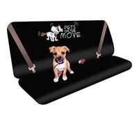 Streetwize - Rear Back Seat Protector and Cover with Pet Logo - Water Resistant, Scratch Proof, Non-Slip Cover - Pet Seat Cover (SWPET1)