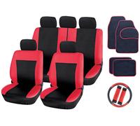Streetwize Red & Black Interior Car Set