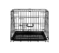 Streetwize - 24" Delux Collapsible Slanted Dog Crate - Car Boot Cage For Dogs - Travel Accessory, Pet Travel Cage.