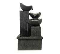 Streetwize - Solar Powered Cascading Slate Water Feature, Garden Fountain - No Running Costs, Eco Friendly Decking Patio Fountain (GW280)