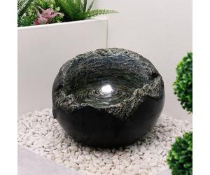 Streetwize Solar-Powered Garden Water Feature - Rock Bowl