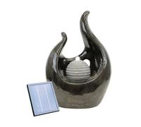 Gardenwize Stylish Marble Effect Water Feature, Black