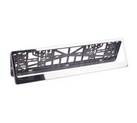 Streetwize Stainless Steel Frame Number Plate Holder Surround Abs Backing Plates