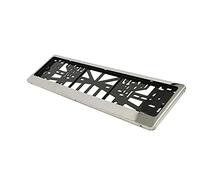 Streetwize - Stainless Steel - Number Plate Holder - With Backing Plate - Ideal For: Cars, Vans, 4x4's and Lorries