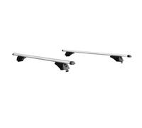 Streetwize - Roof Bars for Flush/Closed Roof Rails | Aluminium, 75kg Max Load | Cars