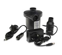 Streetwize SWAP Electric Air Pump - 3 Nozzles, 12V DC, 240V AC Adapter - Compact, Multipurpose Compressor Inflator for Camping, Caravan, Beach Inflatables