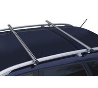 Streetwize SWRB17 Aluminium Roof Bars - 135 cm - Low Profile Car Top Rack Rail, Crossbar Carrier for Cargo, Bike - Exterior Automotive Accessory