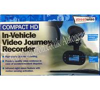 Streetwize SWREC2 Compact HD In Car Vehicle Video Journey Recorder