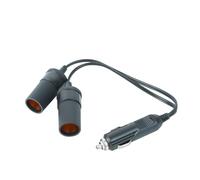 Streetwize SWTSA Twin Socket Adaptor Straight Leads