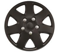 Streetwize - Tempest Premium Wheel Cover Set - Matt Black Rim, 14 in. Hubcap, Decorative Wheel Trim. Automotive Exterior Car Accessories
