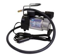 Streetwize Tornado Metal Air Compressor - 12V - Heavy Duty Tyre Inflator With Pressure Gauge & Storage Bag - Portable Car Air Pump