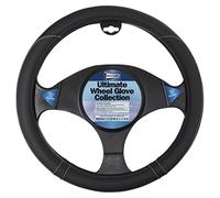 Streetwize - Ultimate Anti-Slip Steering Wheel Cover, Breathable Wheel Protector - 37-39cm Diameter Wheels (Black)
